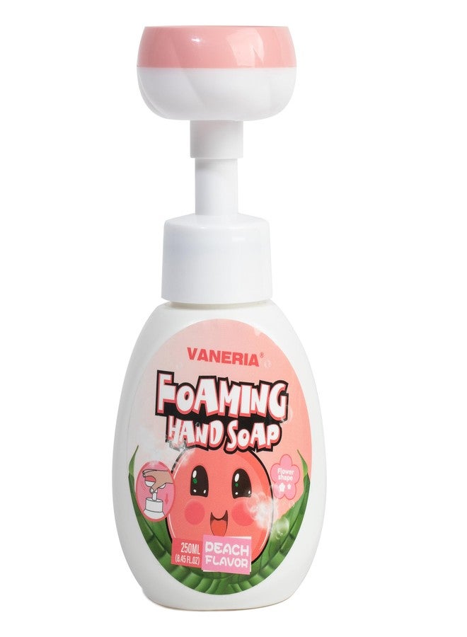 VANERIA Kids Foaming Hand Soap,Flower Stamp,Moisturizing and Gentle Hand Soap for Baby,Kids and Adults with Sensitive Skin 250ml/8.45 Fl Oz - Image 1